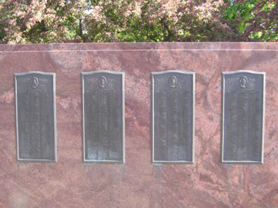 Names on Wall